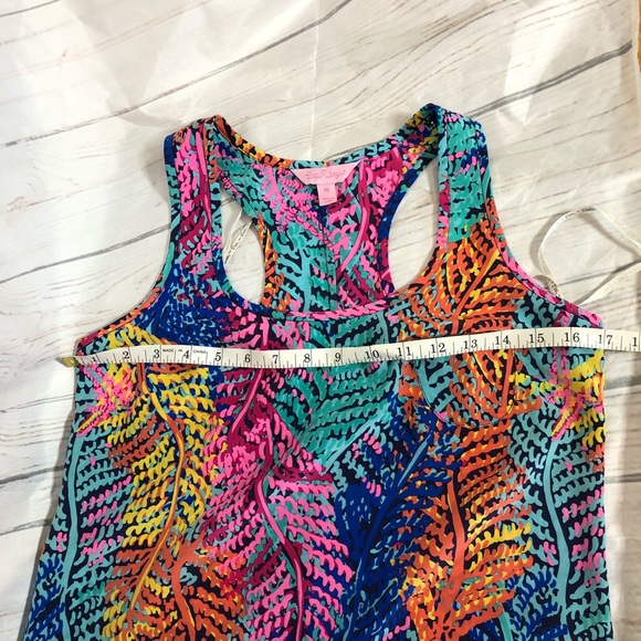 Lilly Pulitzer Betty Electric Feel racer back XS - Picture 5 of 8